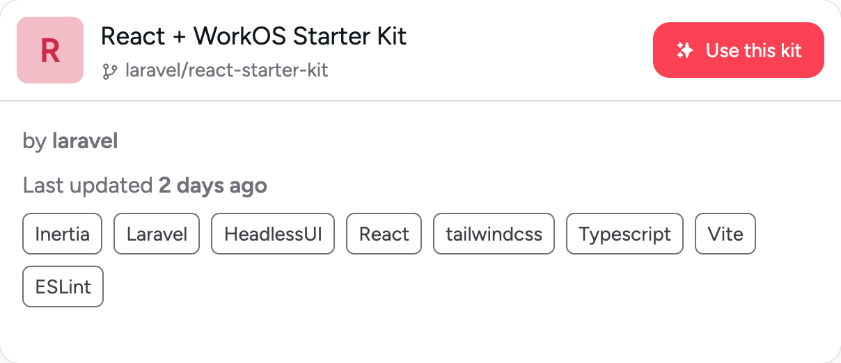 Choose a starter kit